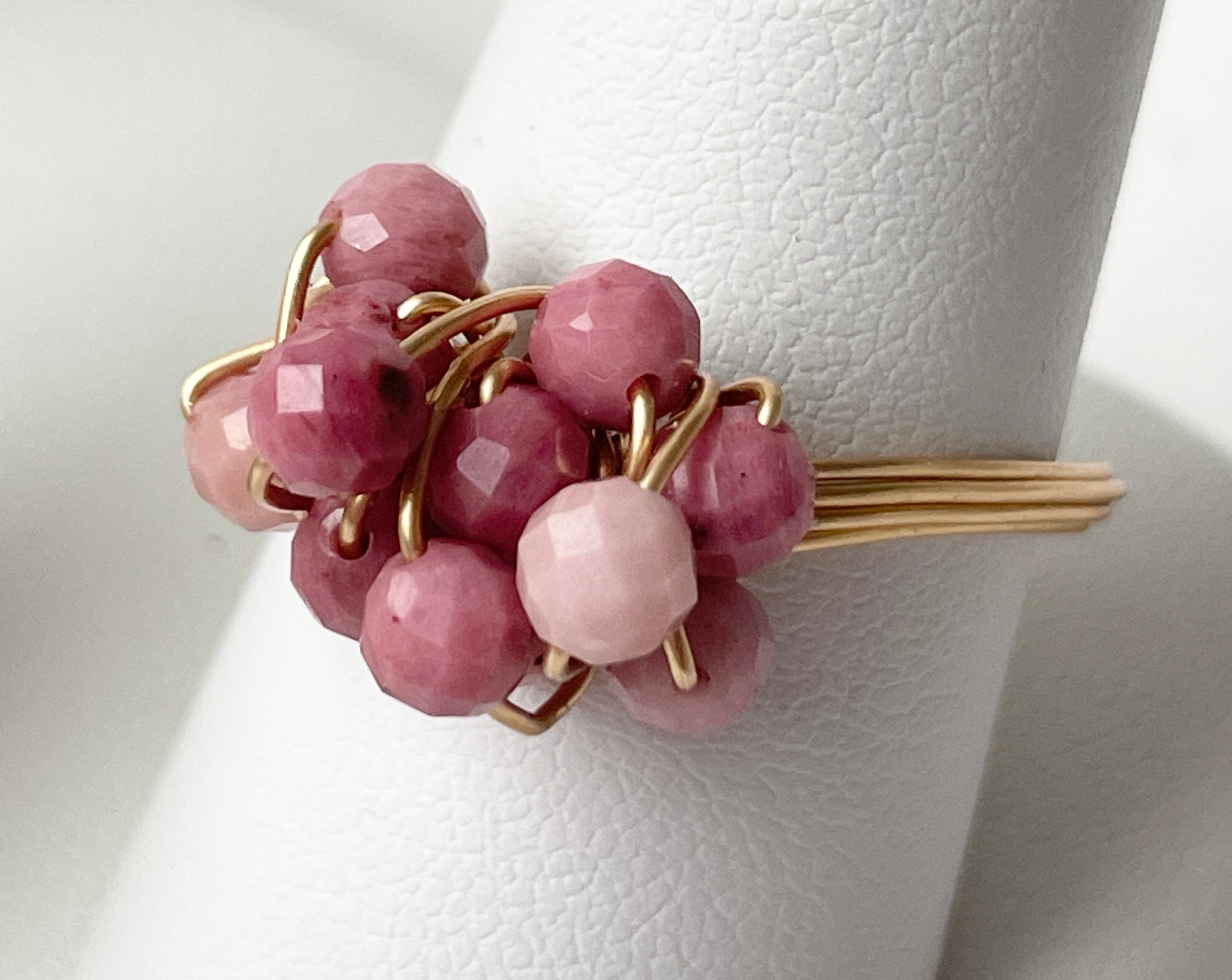 Gemstone Cluster Rings