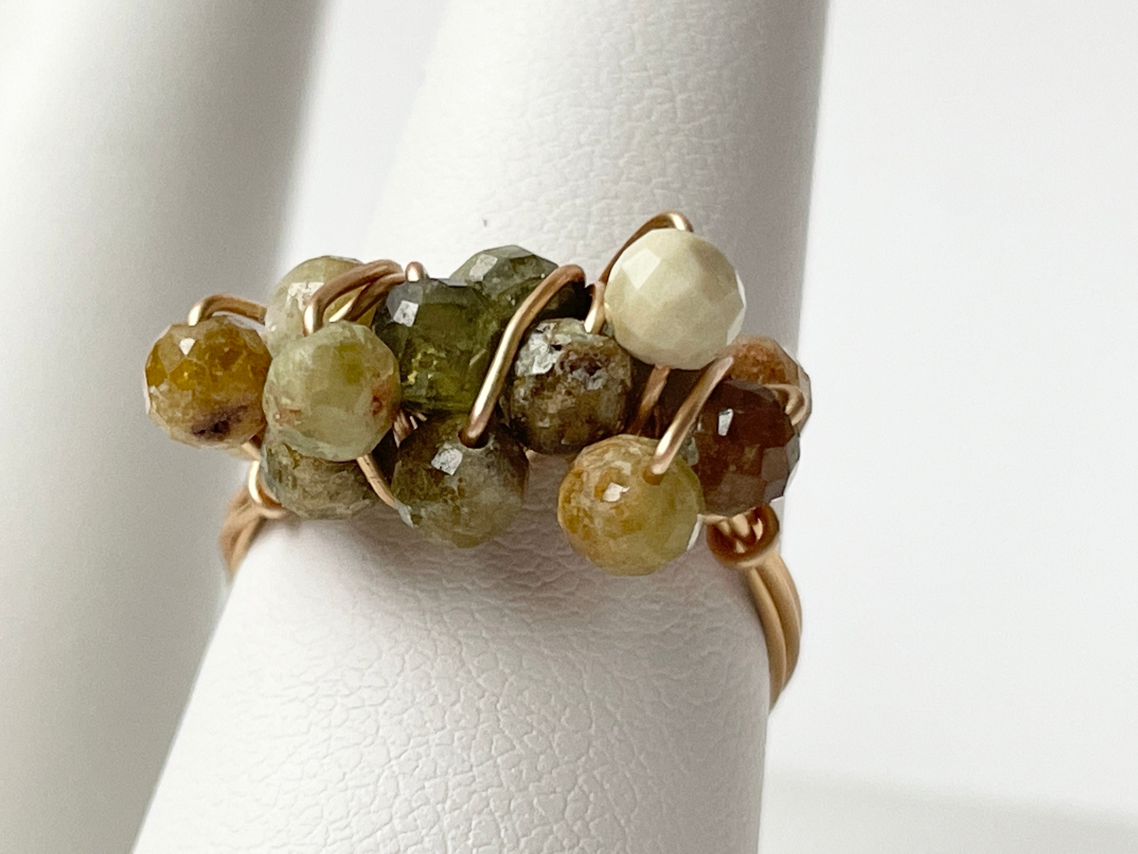Gemstone Cluster Rings