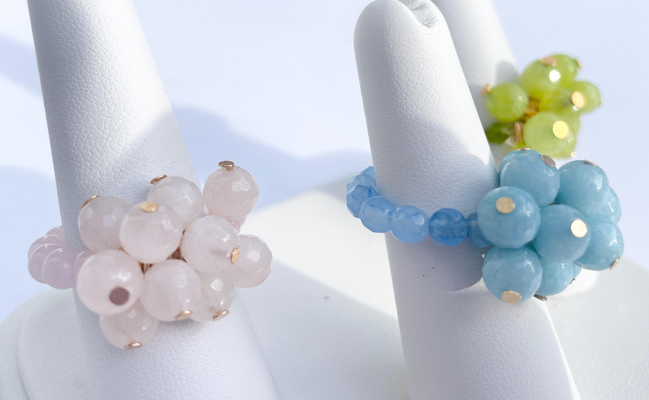 Adjustable Ring Large Gemstones