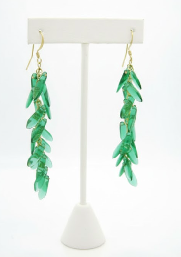 Dagger Glass Earring