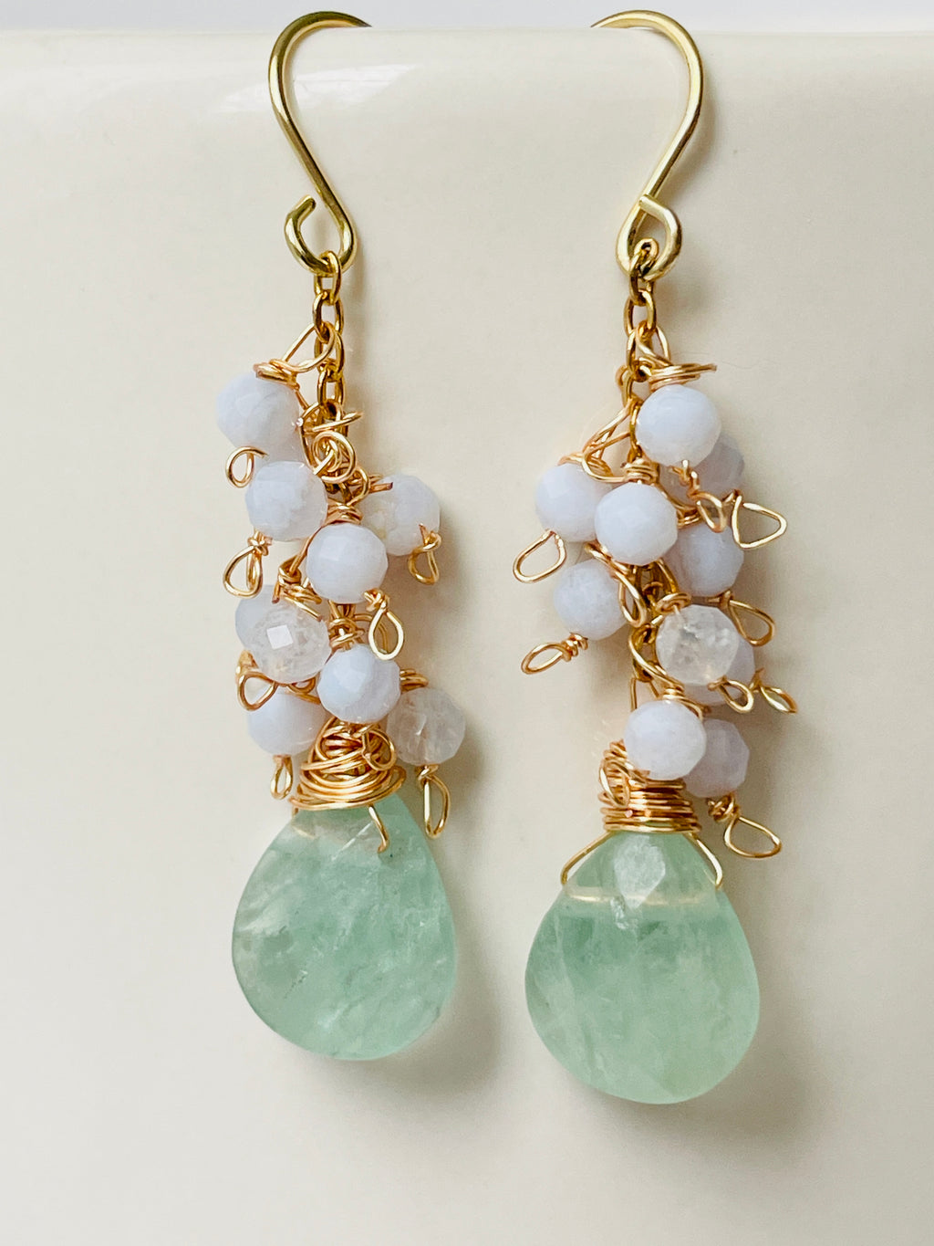 Drop Cluster Earrings