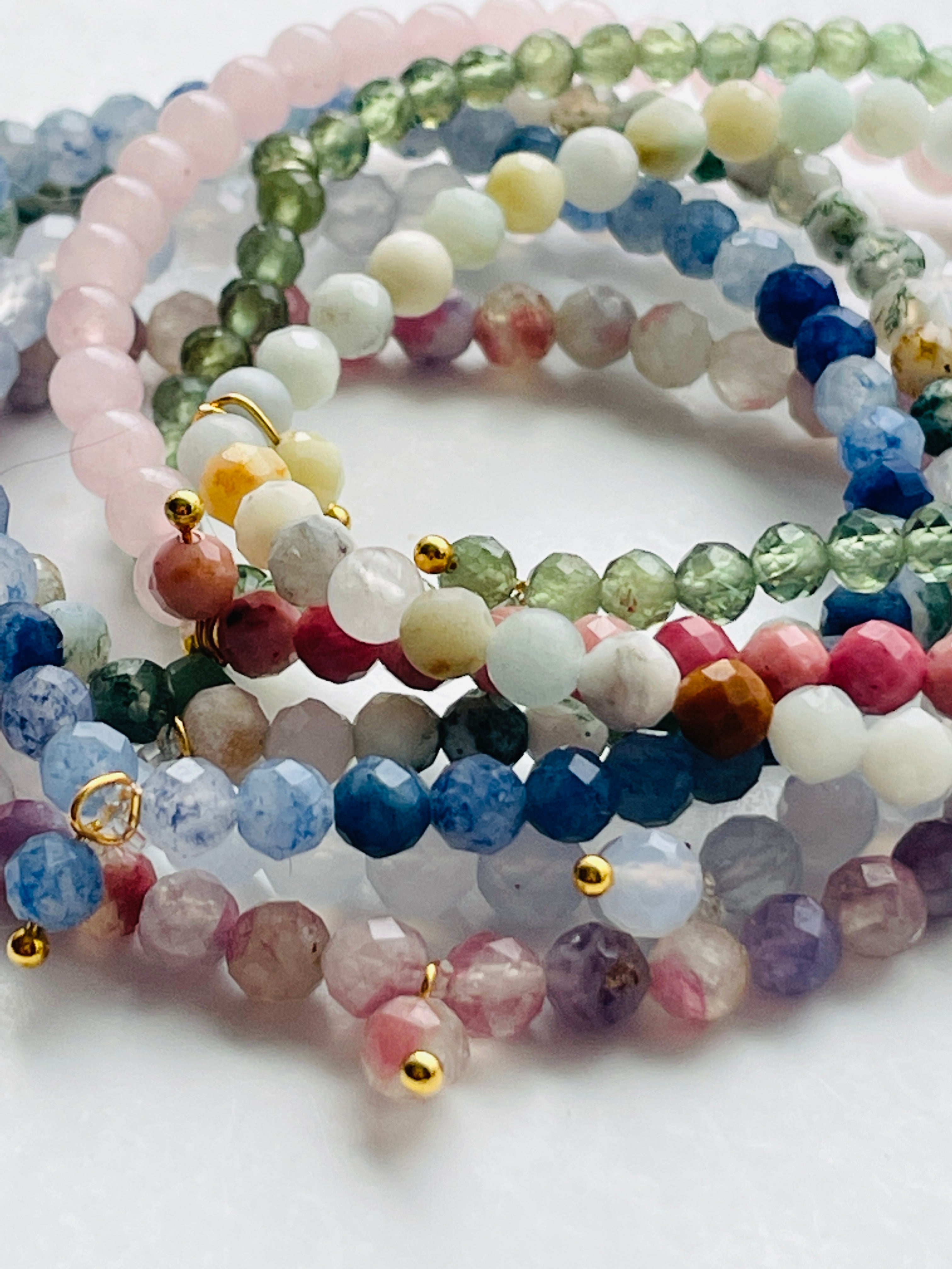 Gemstone Stretchy Bracelets