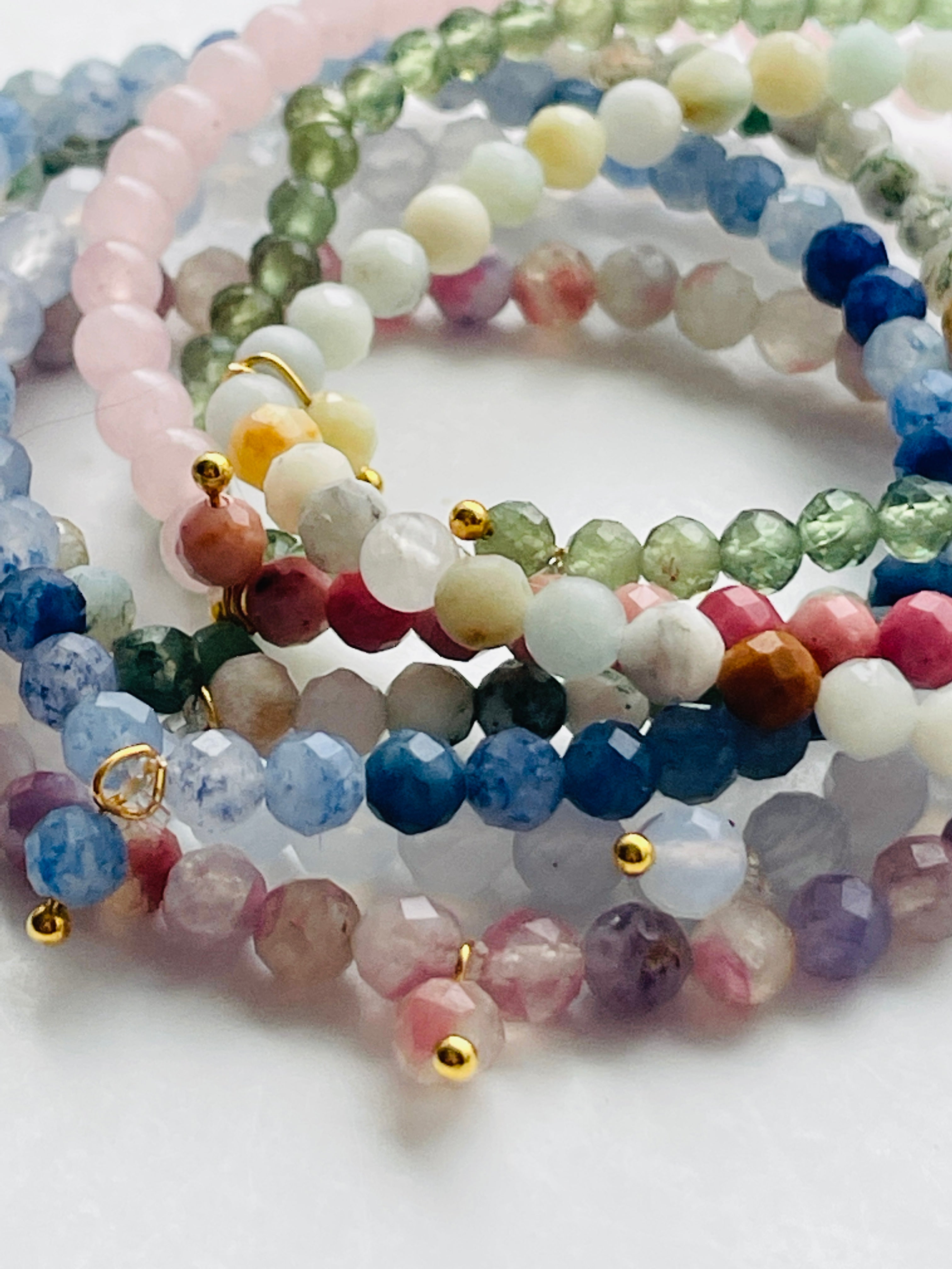 Gemstone Stretchy Bracelets
