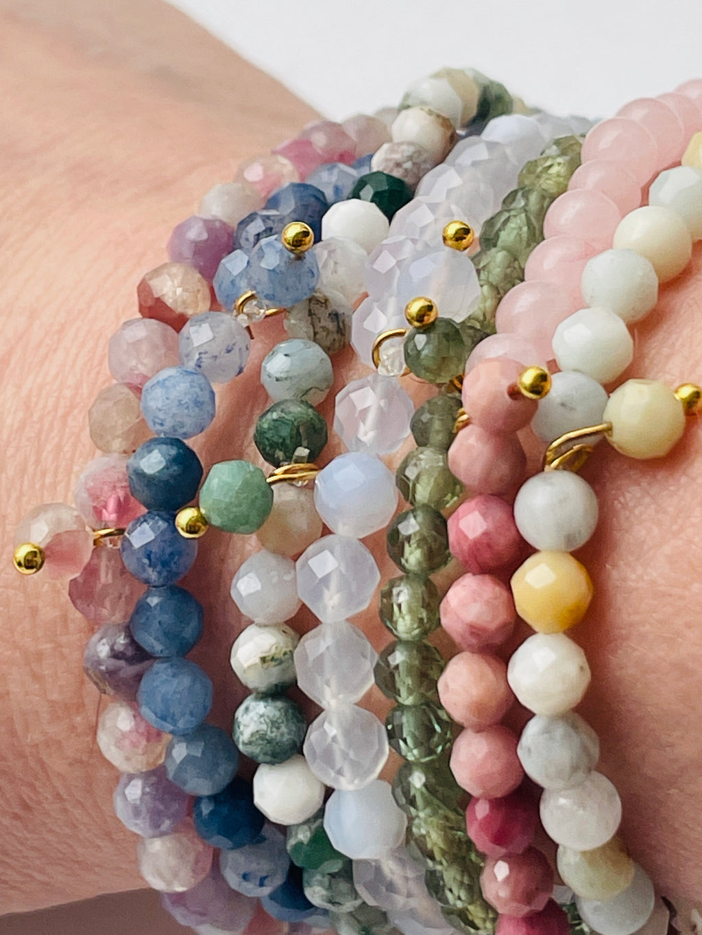 Gemstone Stretchy Bracelets