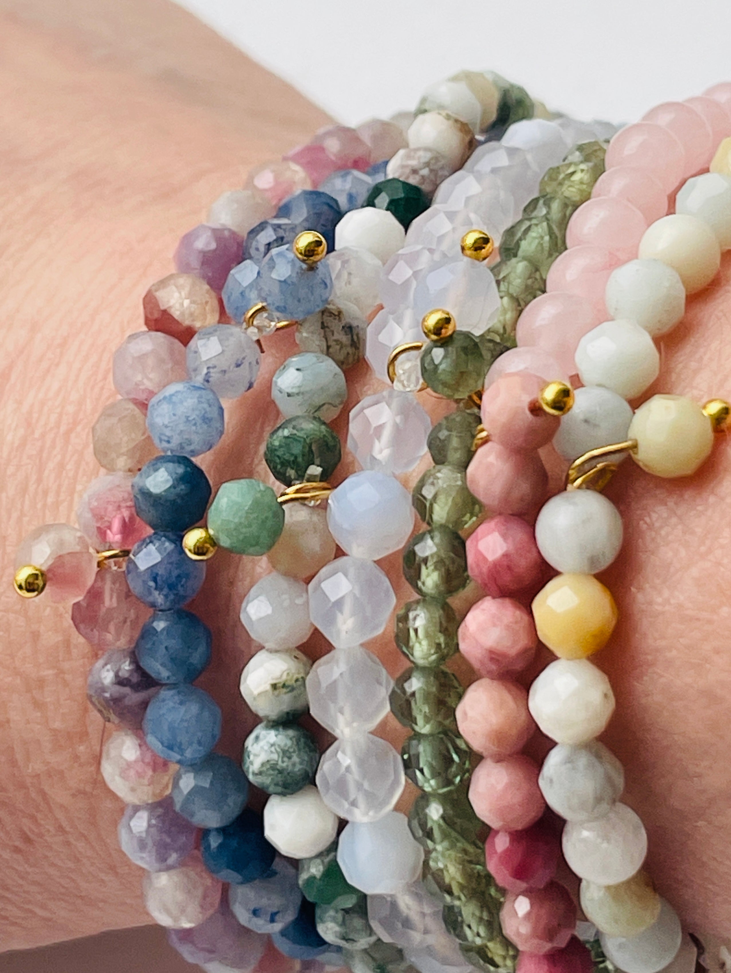 Gemstone Stretchy Bracelets